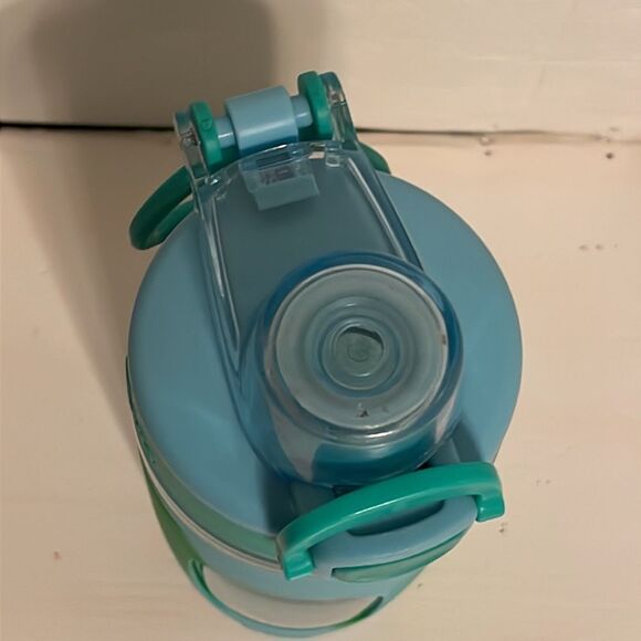 16oz Pool Blue Bubba Flo Kids Water Bottle-sippy cup-w/leak proof lid - Picture 5 of 15